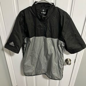 Adidas quarter zip rain jacket